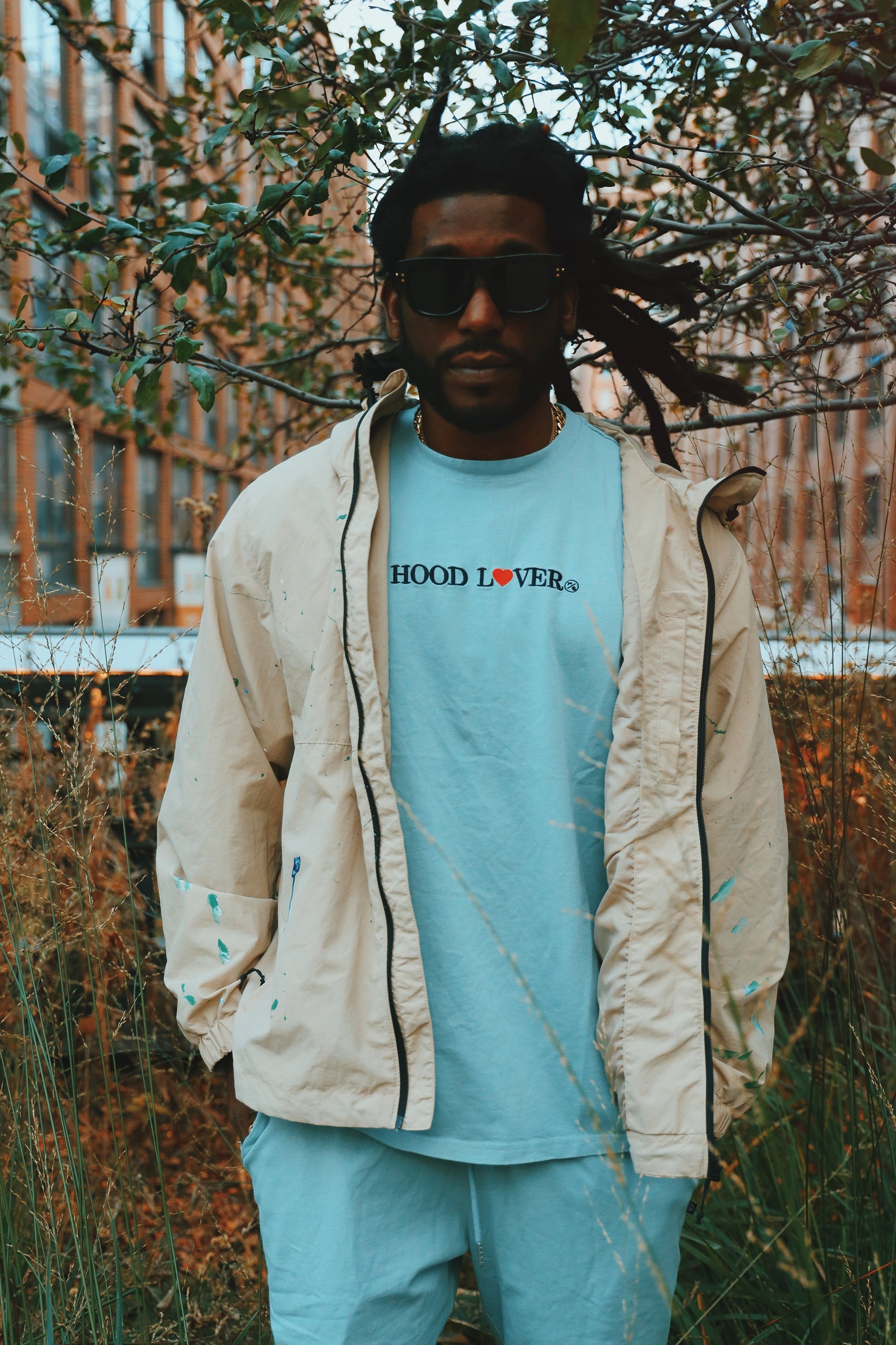 Fly Supply Co Fly Supply Co Hood Lover (Vintage Denim - Oversize Shirt)