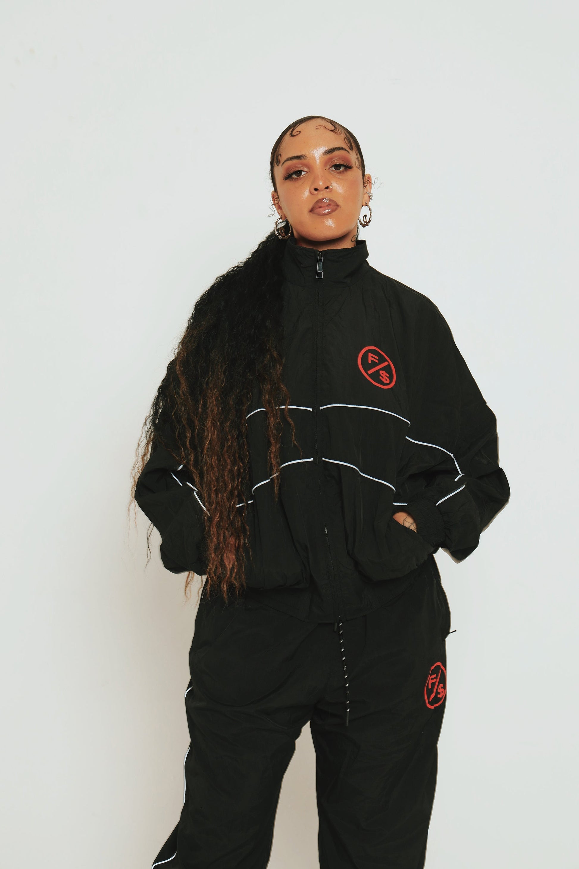 Fly Supply Co Fly Supply Co MOTION Nylon Jacket (BRED)