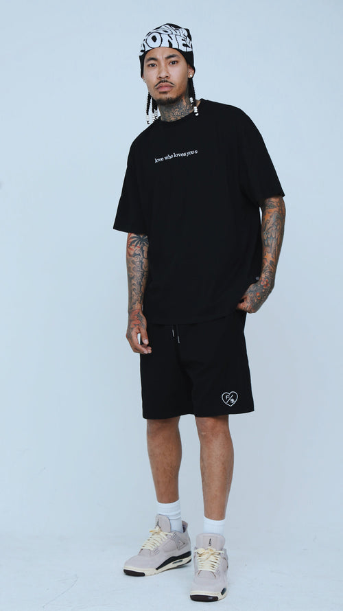 Fly Supply Co Fly Supply Co Love Who Loves You (Black - Oversize Shirt)