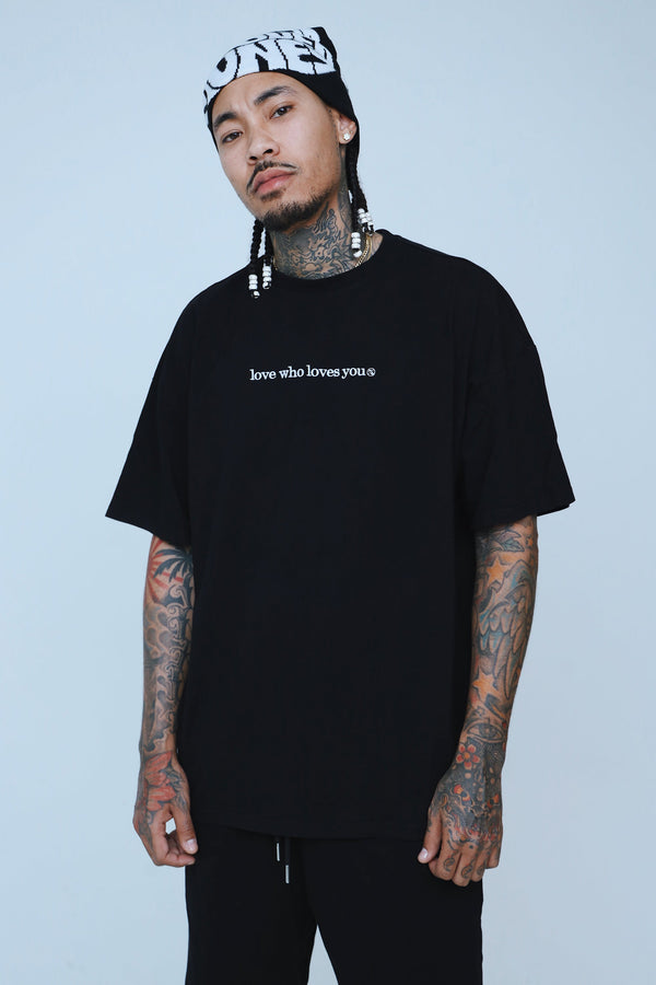 Fly Supply Co Fly Supply Co Love Who Loves You (Black - Oversize Shirt)