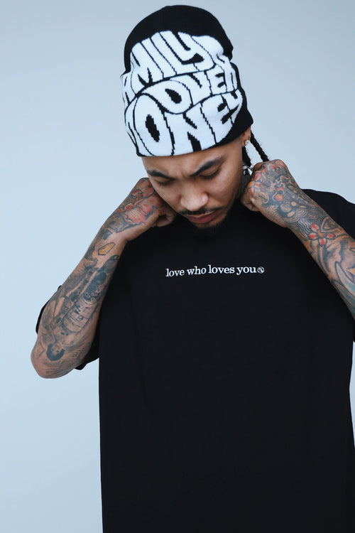 Fly Supply Co Fly Supply Co Love Who Loves You (Black - Oversize Shirt)