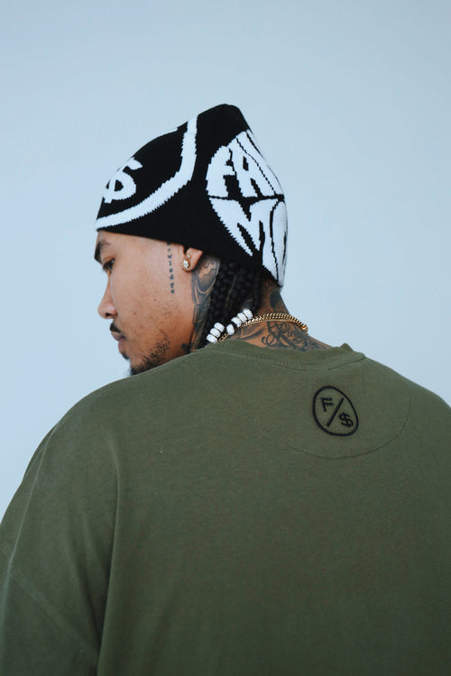 Fly Supply Co Fly Supply Co Dues Paid (Military Green - Oversize Shirt)