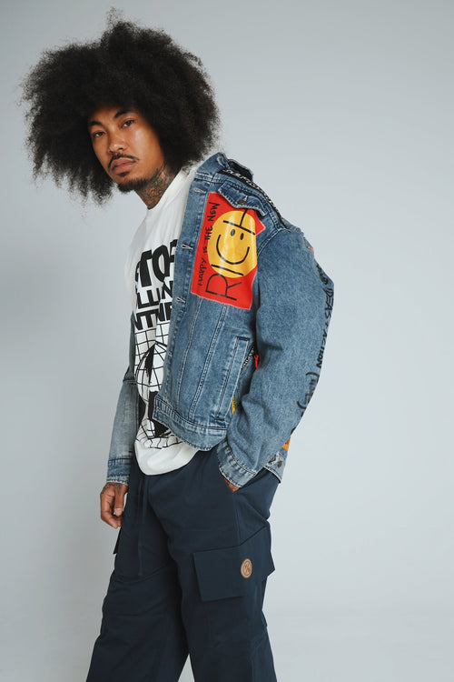 New Rich Denim Jacket (Denim) Fly Supply Co