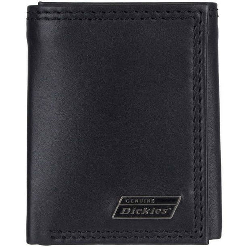 Genuine Dickies Men's RFID Leather Extra Capacity Trifold Wallet EasyOptionXY LLC