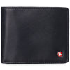 Alpine Swiss Mens Leather RFID Bifold Wallet 2 ID Windows Divided Bill Section EasyOptionXY LLC