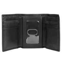 J. Buxton Men's Emblem ID Three-Fold Leather, Black EasyOptionXY LLC