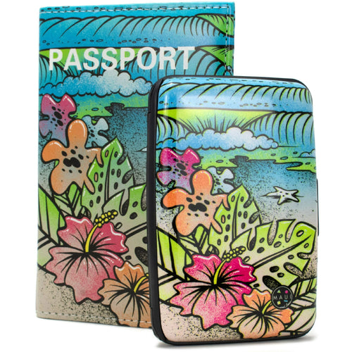RFID Protected Wallet and Passport Cover Set - Prevent Electronic Theft EasyOptionXY LLC
