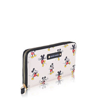 Disney Women's Mickey Mouse Zip Around Wallet, White EasyOptionXY LLC