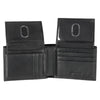 J. Buxton Men's Emblem Double ID Billfold Leather, Black EasyOptionXY LLC