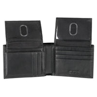 J. Buxton Men's Emblem Double ID Billfold Leather, Black EasyOptionXY LLC