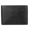 J. Buxton Men's Emblem Double ID Billfold Leather, Black EasyOptionXY LLC