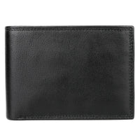 J. Buxton Men's Emblem Double ID Billfold Leather, Black EasyOptionXY LLC