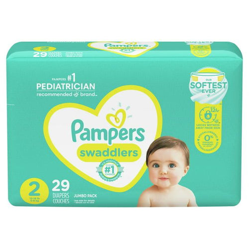 Pampers Swaddlers Diapers Size 2, 29 Count EasyOptionXY LLC
