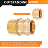 1/2" Press x 1/2" Male Brass Adapter (Lead Free) Plumbingsell