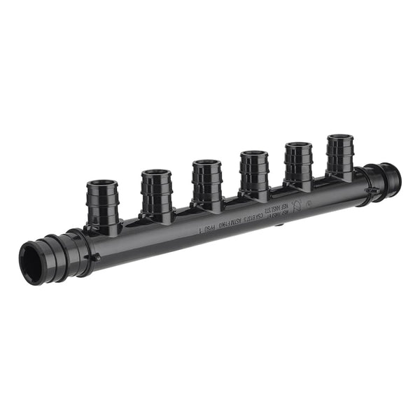 PEX A Expansion 3/4" x 1/2" Open Manifold (6 port)