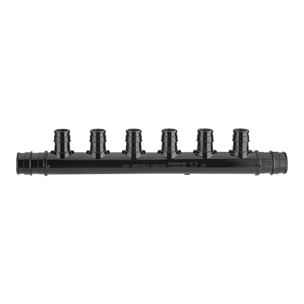 30 Pcs PEX A Expansion 3/4" x 1/2" Open Manifold (6 port) Wholesale