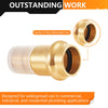 1/2" Press x 1/2" PEX Expansion Brass Adapter (Lead Free) Plumbingsell