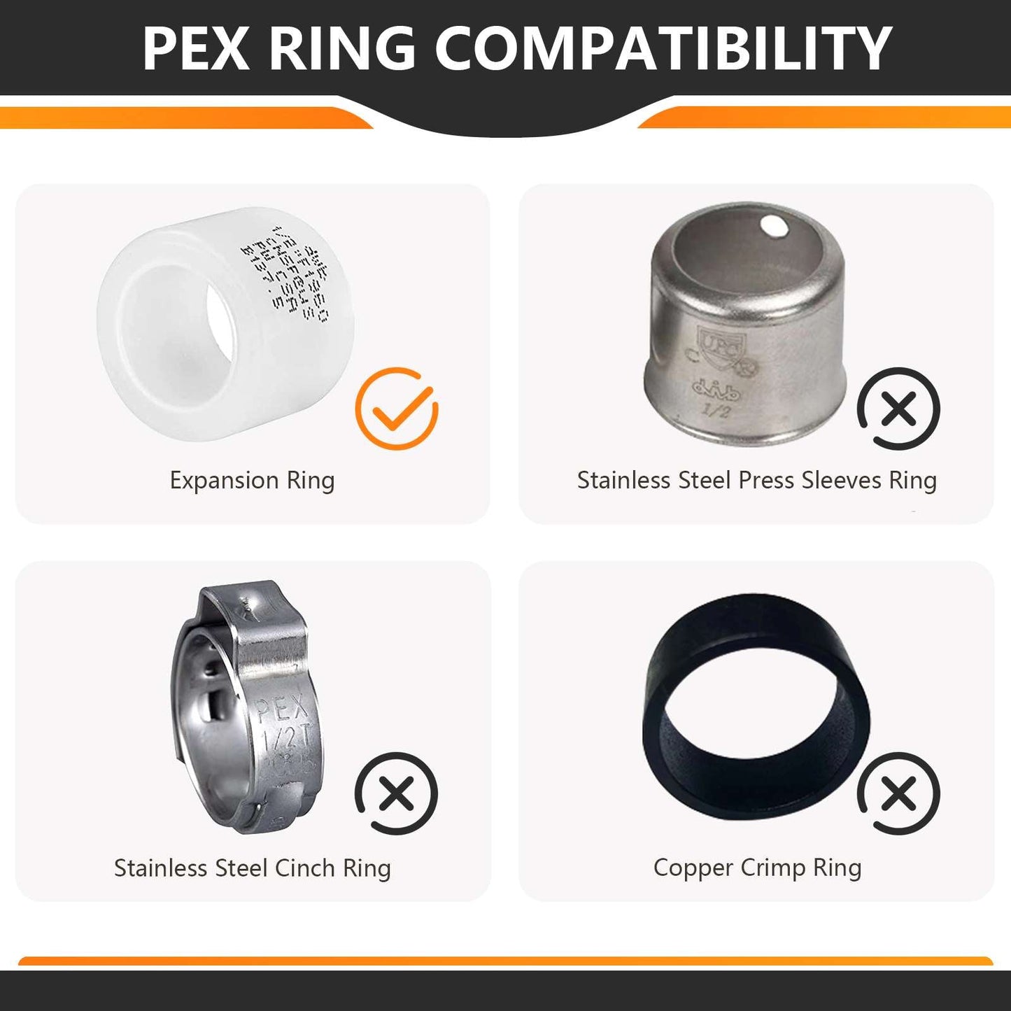PEX A Expansion 3/4" x 3/4" Female NPT Drop Ear Elbow (Lead Free)