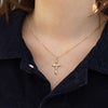Liquid Cross Necklace vanimy