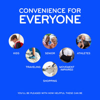 Blue Quick Lock No Tie Elastic Shoelaces The Original Stretchlace