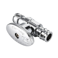 10 Pcs 1/2" x 1/2" PEX Expansion Straight Stop Valve, 1/4 Turn (Lead Free) Plumbingsell