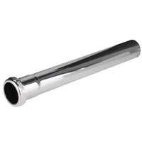 1-1/2" x 12" Slip-Joint Sink Drain Extension Tube, 20GA, Chrome Plated Brass