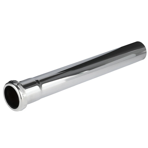 1-1/2" x 12" Slip-Joint Sink Drain Extension Tube, 20GA, Chrome Plated Brass