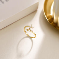 God Jesus Fish And Cross Ring