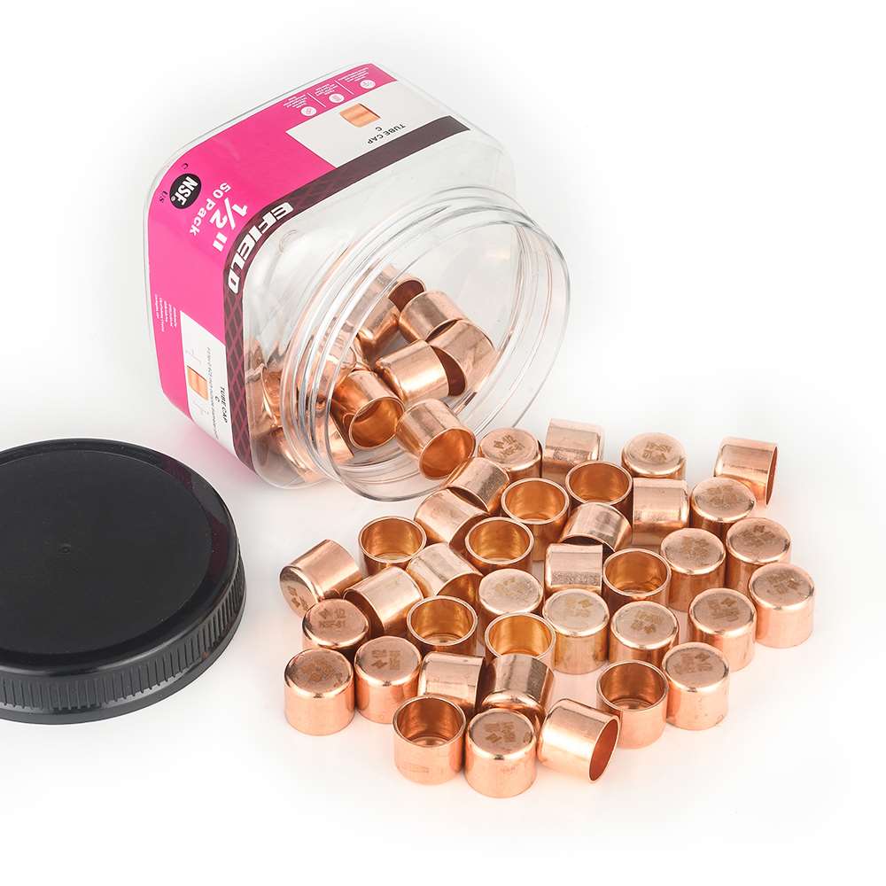 30 Pcs 1/2" Solder Copper Pipe End Cap (Plug) at Wholesale Price