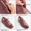 Brown No Tie Elastic Silicone Dress Shoe Laces The Original Stretchlace