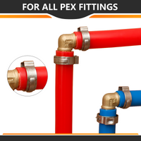PEX Clamp Rings 3/8" (100) In Bottle Plumbingsell