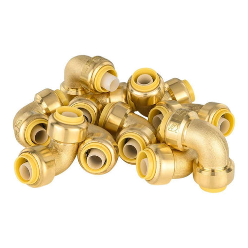 Pro 10-Pack 1/2" Push Fit Elbows
