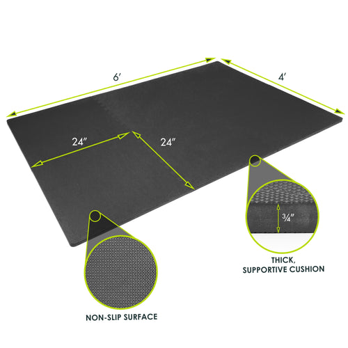 ProsourceFit Exercise Puzzle Mat 0.75" Jupiter Gear