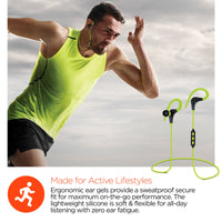 HyperGear Marathon Sport Wireless Bluetooth Earphones (MARPHONES-PRNT) Jupiter Gear
