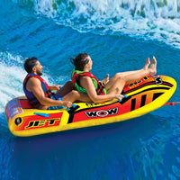 WOW Sports Jet Boat 2 Person Towable Water Tube For Pool and Lake (17-1020) Jupiter Gear