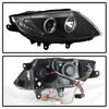 Spyder BMW Z4 03-08 Projector Headlights Halogen Model Only - LED Halo Black PRO-YD-BMWZ403-HL-BK OffRoadUSA.com