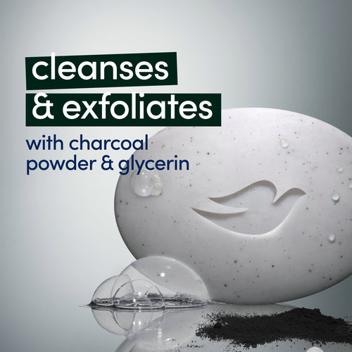 Dove Beauty Bar Soap for Women Deep Exfoliating Charcoal Powder & Glycerin All Skin, 3.75 oz 4 Bars EasyOptionXY LLC