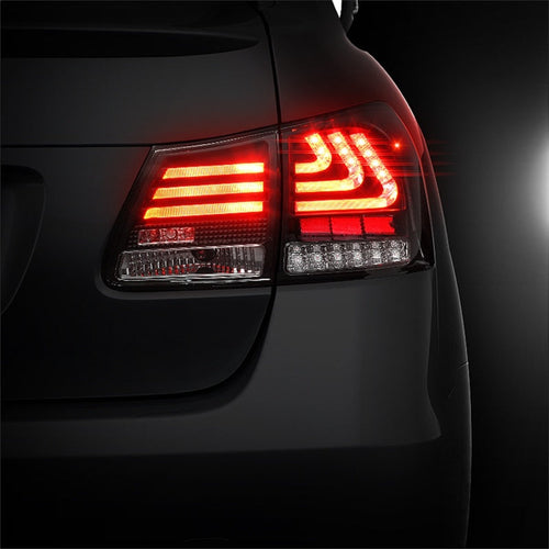Spyder 07-11 Lexus GS 350 LED Tail Lights Black ALT-YD-LGS06-LED-BK OffRoadUSA.com