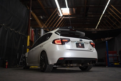 Spyder 08-14 Subara Impreza WRX Hatchback LED Tail Lights Seq Signal Black ALT-YD-SI085D-SEQ-BK OffRoadUSA.com