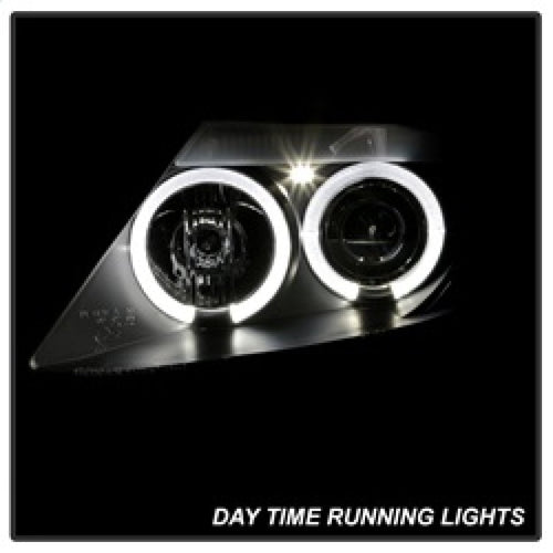 Spyder BMW Z4 03-08 Projector Headlights Halogen Model Only - LED Halo Black PRO-YD-BMWZ403-HL-BK OffRoadUSA.com