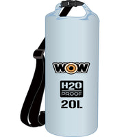 WOW Sports H2O Proof 20L Drybag Clear (18-5080C) Jupiter Gear