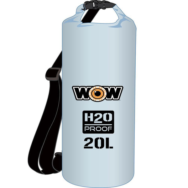 WOW Sports H2O Proof 20L Drybag Clear (18-5080C) Jupiter Gear