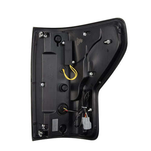 AlphaRex 07-13 Toyota Tundra LUXX-Series LED Tail Lights Black-Red OffRoadUSA.com