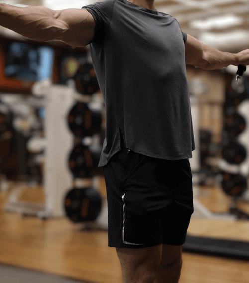 Dominate Training Shorts - Black Bamtech