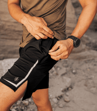 Dominate Training Shorts - Black Bamtech