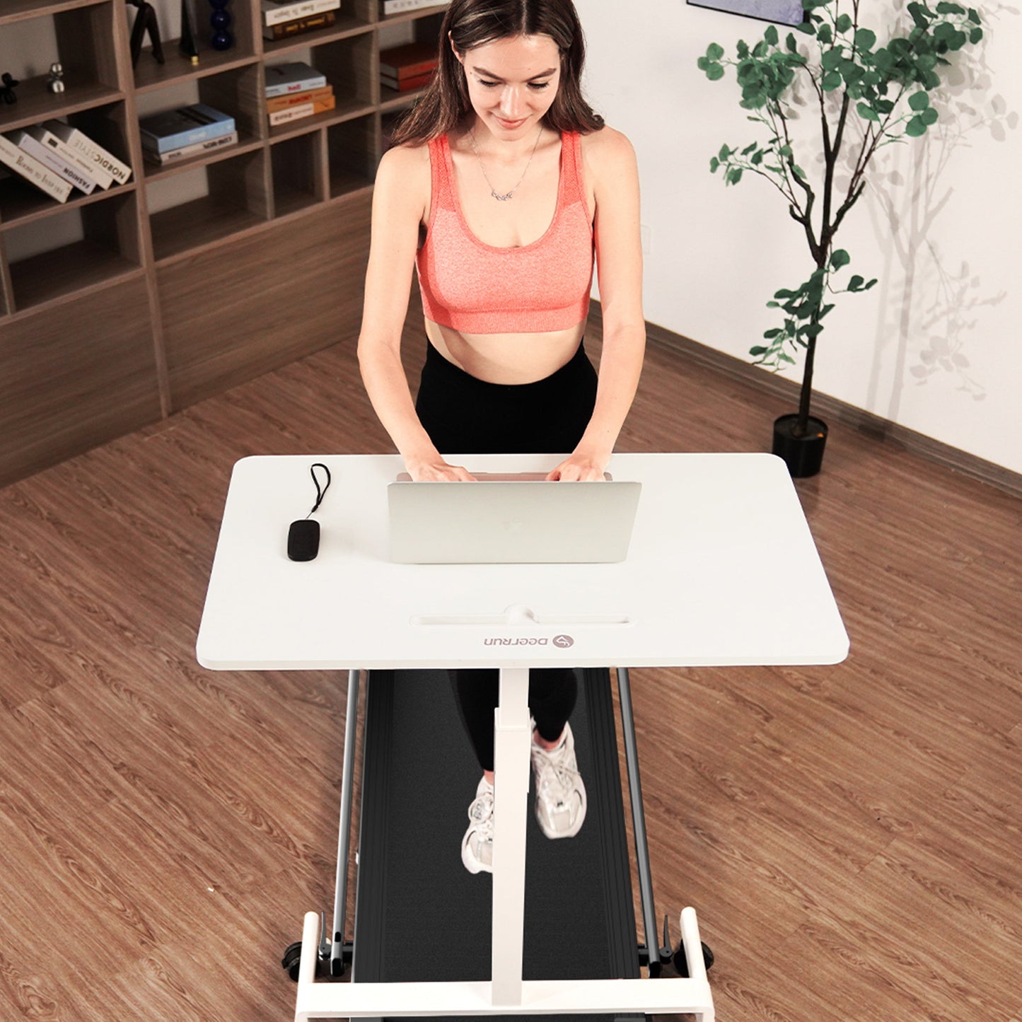 DeerRun® DeerRun A5 Pro Smart 2 in 1 Folding Treadmill Silver