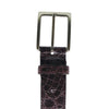 Zelli Italia Zelli Italia 70-100-BDX ALLIGATOR Belt, Bordeaux