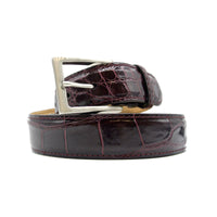 Zelli Italia Zelli Italia 70-100-BDX ALLIGATOR Belt, Bordeaux