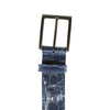 Zelli Italia Zelli Italia 70-100-DNM ALLIGATOR Belt, Denim