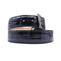 Zelli Italia Zelli Italia 70-100-NVY ALLIGATOR Belt, Navy